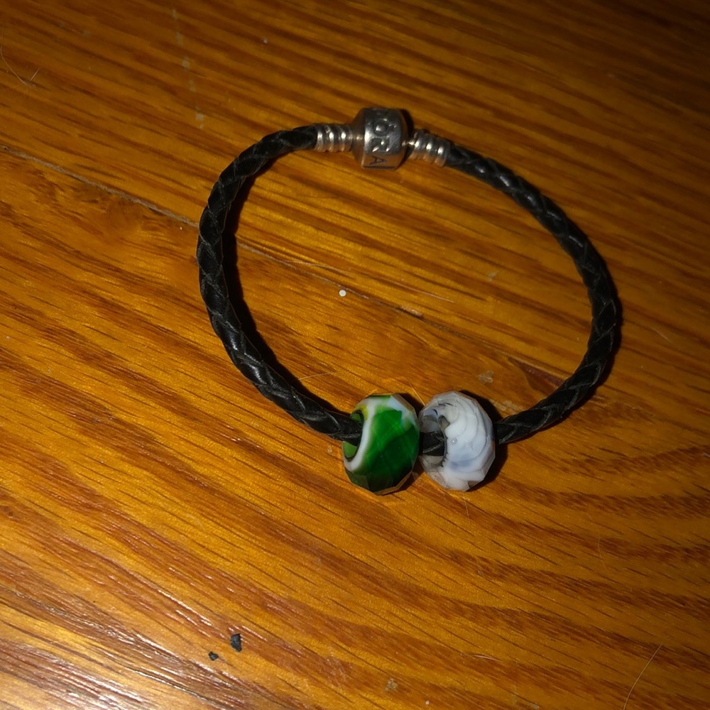Pandora bracelet with stone beads